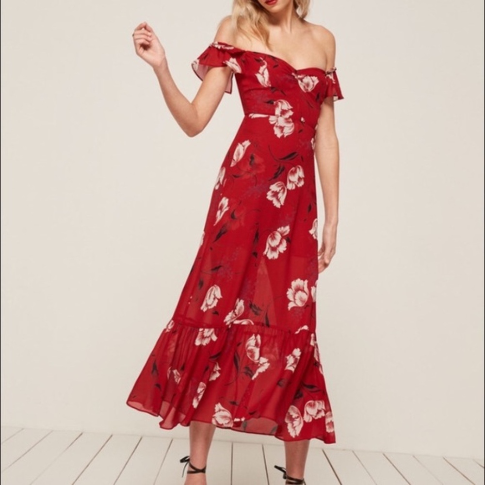 REFORMATION 'Tropica Dress Shoshana' size 4. NWT.